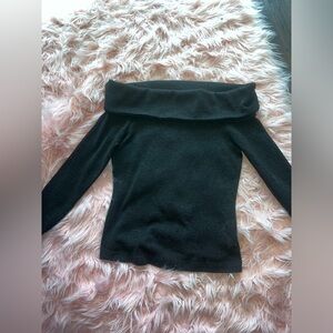 Off shoulder Zara black top